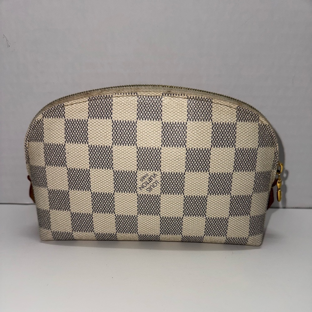 LOUIS VUITTON Damier Azur Cosmetic Pouch